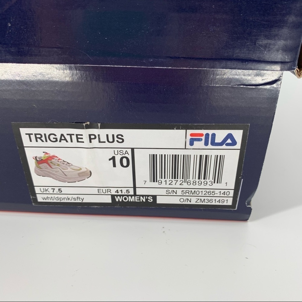 NIB‎ Fila Trigate Plus Wht/Safety Shoe Size 10 - Picture 5 of 7